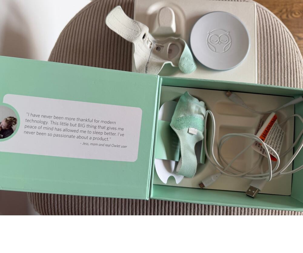 Owlet Sock Smart 2 BM03NNBBYC Baby Monitor Better Sleep with Oxygen & Heart Rate